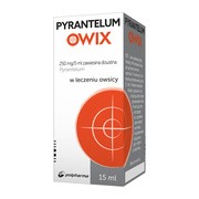 alt Pyrantelum OWIX, 250 mg / 5 ml, zawiesina doustna, 15 ml
