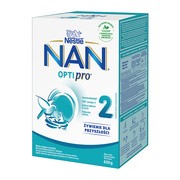 Mleko Nan Optipro 2, mleko modyfikowane po 6 m-cu, proszek, 650 g, (2 x 325 g)
