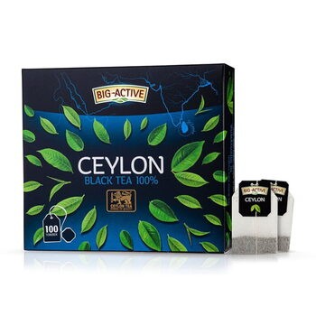 Big-Active, herbata czarna Ceylon, torebki, 100 szt.