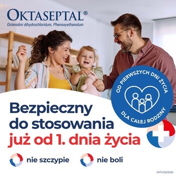 Oktaseptal, (0,10 g+2,00 g)/100 g, aerozol na skórę, 250 ml