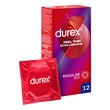 Durex Featherlite Elite, prezerwatywy ze środkiem nawilżającym, 12 szt.