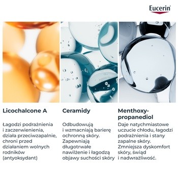 Eucerin AtopiControl, krem łagodzący w fazie zaostrzenia AZS, 100 ml