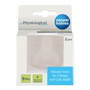 Canpol Babies, smoczek silikonowy do butelki S-Shape XL (szybki/kaszka), 9 m+, 2 szt. https://azcdn.doz.pl/image/d/product/3e1a1772-scale-180x180.png