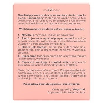 Miya Cosmetics myEYEhero, nawilżający krem pod oczy, 15 ml