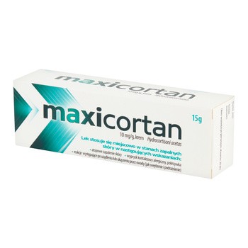 Maxicortan, 10 mg/g, krem, 15 g