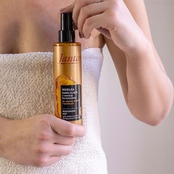 Jantar, mgiełka nawilżająca z esencją bursztynową dla włosów suchych i łamliwych, 200 ml