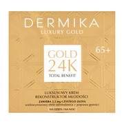 Dermika Lux.Gold 24K, krem luksusowy rekonstruktor młodości 65+, dzień/noc, 50 ml