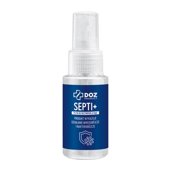 DOZ PRODUCT Septi+, płyn do dezynfekcji rąk, 50 ml
