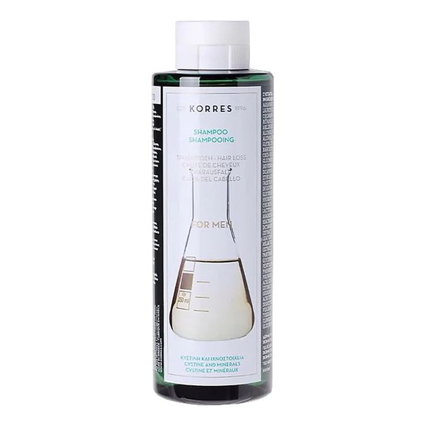 Korres Korres, szampon przeciw wypadaniu włosów z cystyną i minerałami dla mężczyzn, 250 ml