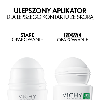 Vichy Invisible Resist 72h. Antyperspirant roll-on przeciw śladom, 50 ml