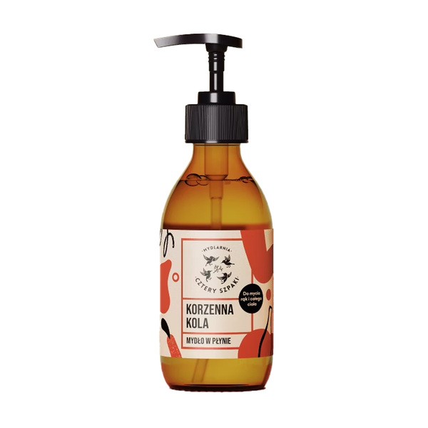 Cztery Szpaki Mydlarnia 4 Szpaki, Korzenna Kola, natürlich Flüssigseife, 300 ml