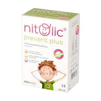 Pipi Nitolic Prevent Plus, spray przeciw wszawicy, 150 ml (2 x 75 ml)