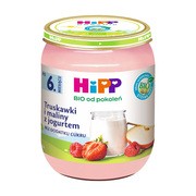 alt Hipp BIO od pokoleń, Truskawki i maliny z jogurtem, po 6. m-cu.,160 g