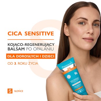 Pharmaceris S Cica Sensitive, kojąco-regenerujący balsam po opalaniu, 200 ml