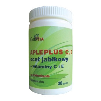 Apleplus CE, tabletki z octem jabłkowym, witaminowe, 30 szt.