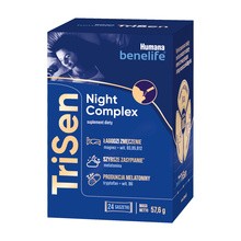 Humana benelife TriSen Night Complex, proszek 2,4 g, 24 saszetki