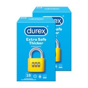 Zestaw 2x Durex Extra Safe, 18 szt.