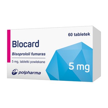 Blocard, 5 mg, tabletki powlekane, 60 szt.