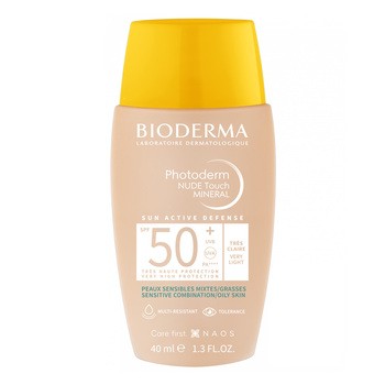 Bioderma Photoderm Nude Touch, podkład z filtrem SPF 50+, kolor bardzo jasny, 40 ml