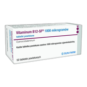 Vitaminum B12-SF, 1000 mikrogramów, tabletki powlekane, 50 szt.