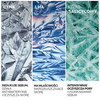 La Roche-Posay Effaclar, micro-peeling żel mikrozłuszczający oczyszczający do twarzy i ciała, refill, 400 ml