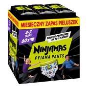 Pampers Ninjamas, pieluchomajtki dla chłopca, rozmiar 7 (4-7 lat), 60 szt. https://azcdn.doz.pl/image/d/product/38effa79-scale-180x180.png