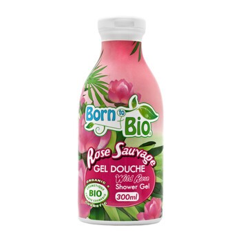 Born To Bio, żel pod prysznic BIO Dzika Róża, 300 ml