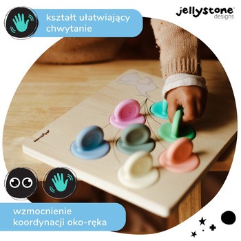 Jellystone Designs, balonowy sorter, pastelowy, 1 szt.