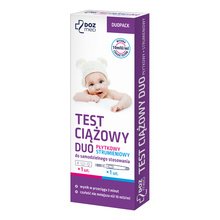 DOZ Med Test ciążowy Duo, płytkowy i strumieniowy, 2 szt.