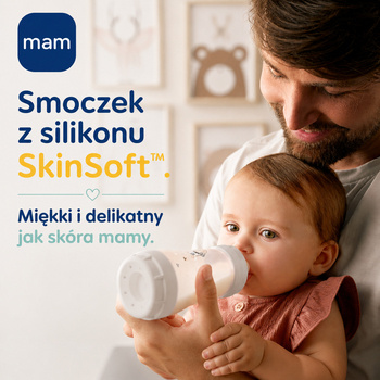MAM X, smoczek na butelkę, 6m+, 2 szt.