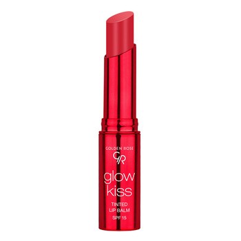 Golden Rose Glow Kiss Tinted Lip Balm, koloryzujący balsam do ust, 02 Strawberry, 3 g