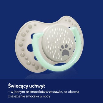 Canpol Lovi, silikonowy, dynamiczny smoczek 0-6 m, Buddy Bear, 2 szt.