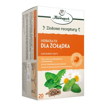 Herbatka Dla żołądka, fix, saszetki, 2 g, 20 szt. (Herbapol Kraków)