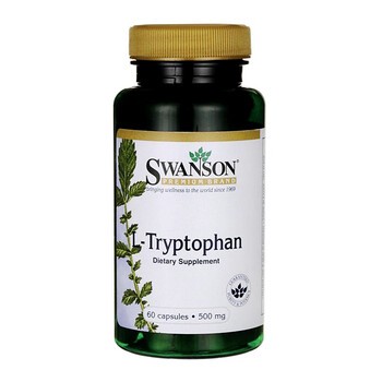 Swanson L-tryptofan, 500 mg, kapsułki, 60 szt.