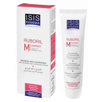 Isis Ruboril Expert M, krem, skóra z naczynkami, ze skłonnością do rumienia, 30 ml