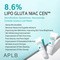 APLB Glutathione Niacinamide Facial Cleanser, oczyszczający żel do mycia twarzy z glutationem i niacynamidem, 80 ml