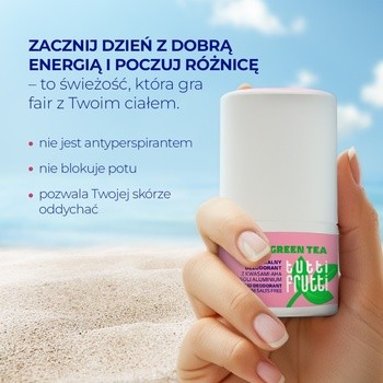 Farmona Tutti Frutti #PowerGreenTea, dezodorant kwasowy AHA, bez soli aluminium, 50 ml