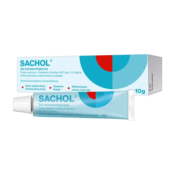 Sachol żel stomatologiczny 10g [BAUSCH+LOMB]