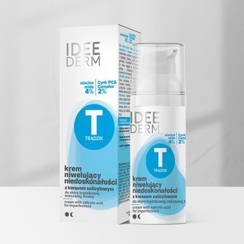 Idee Derm, krem niwelujący niedoskonałości z kwasem salicylowym, 50 ml