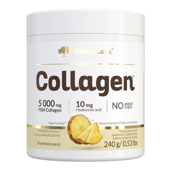 alt Olimp Labs Collagen, proszek, smak ananasowy, 240 g