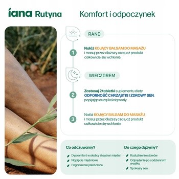 Iana, kojący balsam do masażu, 100 ml