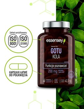 Essensey Gotu Kola, kapsulki, 90 szt.