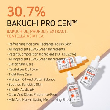 APLB Bakuchiol Propolis Ampoule, serum łagodzące do twarzy z bakuchiolem i propolisem, 40 ml