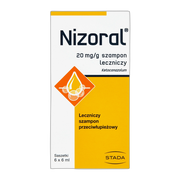 Nizoral, 20 mg/g, szampon leczniczy, saszetki, 6 ml, 6 szt.