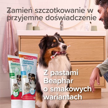 Beaphar Fingerpad Dental, czyścik do zębów dla psów i kotów, 2 szt.