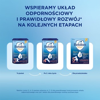 Bebilon Advance Pronutra 3 Junior, formuła na bazie mleka po 1. roku życia, proszek, 800 g