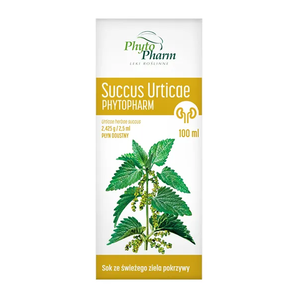 Succus Urticae (sok z pokrzywy) 100 ml [PHYTOPHARM]
