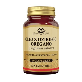 Solgar Olej z dzikiego oregano, kapsułki, 60 szt.