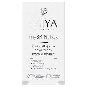 Miya Cosmetics mySKINstick, krem rozświetlająco-nawilżający w sztyfcie, 25 g