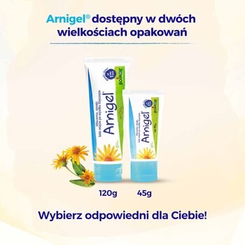 Arnigel żel na stłuczenia, siniaki i ból mięśni, 120 g